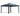 Colorado 14' x 14' Carport - Grey Aluminium & Polycarbonate Roof