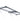 Aquila 3m x 0.9m Door Canopy - Grey Aluminium Frame & Clear Polycarbonate