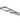 Aquila 4m x 0.9m Door Canopy - Grey Aluminium Frame & Clear Polycarbonate