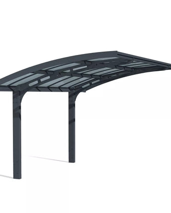 Arizona Breeze Cantilever Aluminum Carport with Twin-Wall Polycarbonate Roof