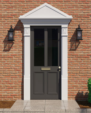 Door surround and apex canopy