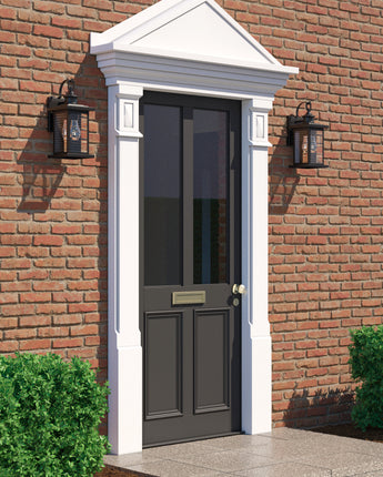 Door surround and apex canopy