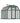 Eco Grow 6' x 8' Greenhouse - Green Aluminium Frame & Twinwall Polycarbonate Panels