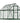 Harmony 6' x 12' Greenhouse - Green Aluminium Frame & Clear Polycarbonate Panels
