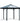 Monaco 3.9m x 4.5m (13m²) Garden Hexagonal Gazebo in Grey Aluminium with Polycarbonate Roof