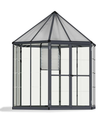 Oasis Hexagonal Greenhouse - Aluminium Frame with Polycarbonate Panels
