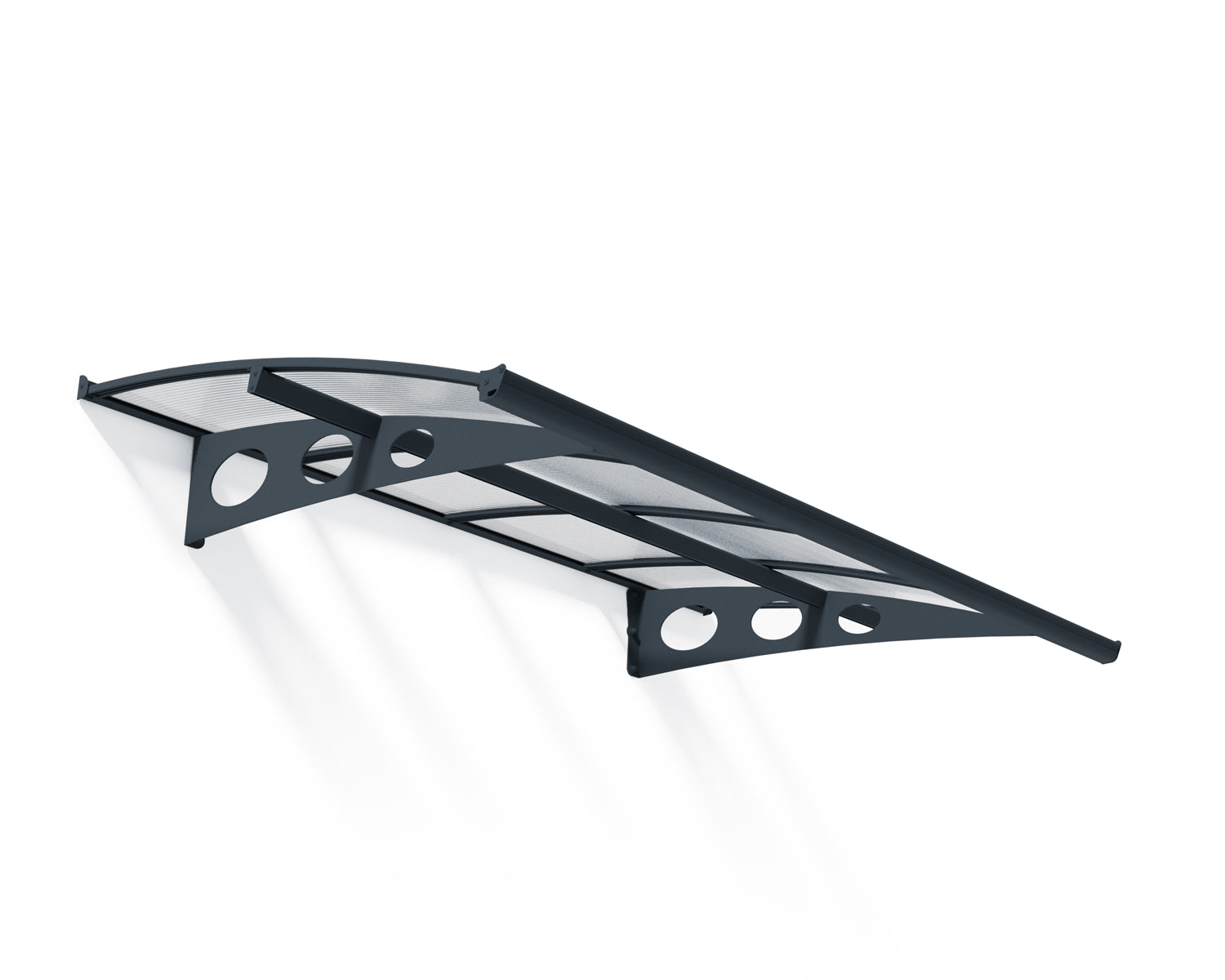 Herald Door Canopy – Aluminium Frame with Twinwall Polycarbonate