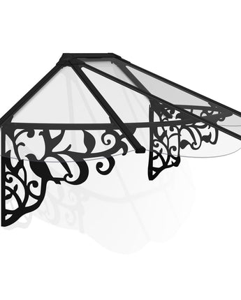 Lily Door Canopy - Aluminium Frame & Clear Acryl