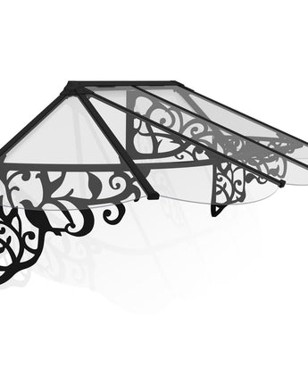 Lily Door Canopy - Aluminium Frame & Clear Acryl