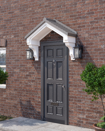 The Mannett Apex GRP Door Canopy