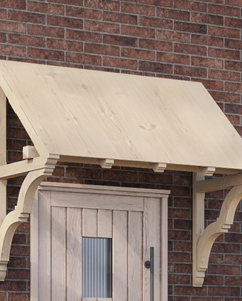 The Pelham Timber Mono Pitch Canopy